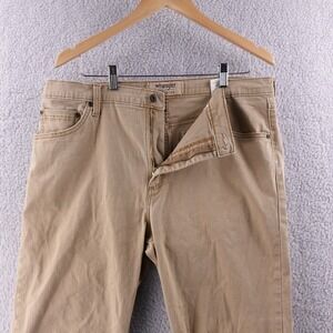 Wrangler Men's Tan Chino Western Fit Pants Size 36x34‎ Rodeo Cowboy